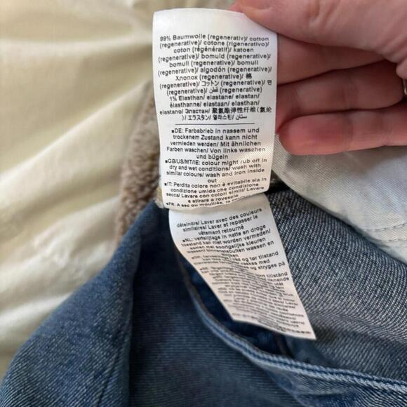 CLOSED ITALY Mens Unity Slim Jeans Blue Denim Distressed 32 Premium $280‎ Casual - Picture 9 of 14